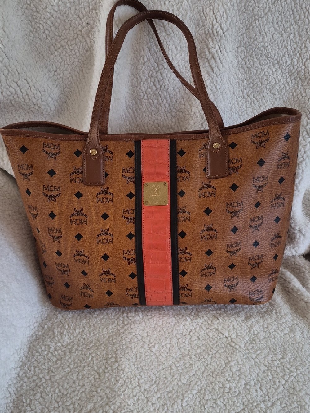 Authentic MCM Visetos Tote